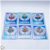 Image 1 : 6 2024/25 UD ROOKIE CARDS CELEBRINI, HUTSON,