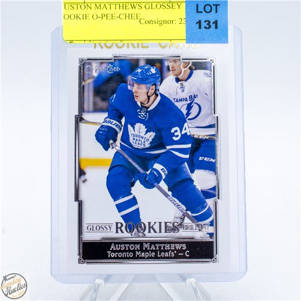 AUSTON MATTHEWS GLOSSY ROOKIE O-PEE-CHEE