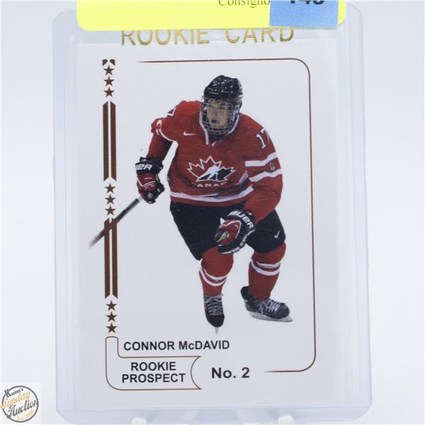MCDAVID ROOKIES PROSPECT 2014 SPOT THE WINNER