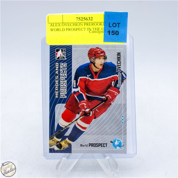 ALEX OVECHKIN PREROOKIE WORLD PROSPECT IN THE GAME