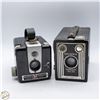 Image 1 : BOX WITH 2 VINTAGE KODAK CAMERAS INCL.