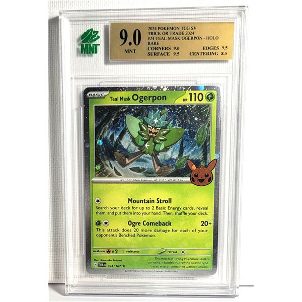 1) MNT GRADED 9.0 FROM 2024, "TEAL MASK OPERPON"