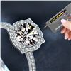 Image 4 : 1 CT GRA CERTIFIED ROUND BRILLIANT MOISSANITE