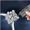 Image 4 : 1 CT GRA CERTIFIED ROUND BRILLIANT MOISSANITE