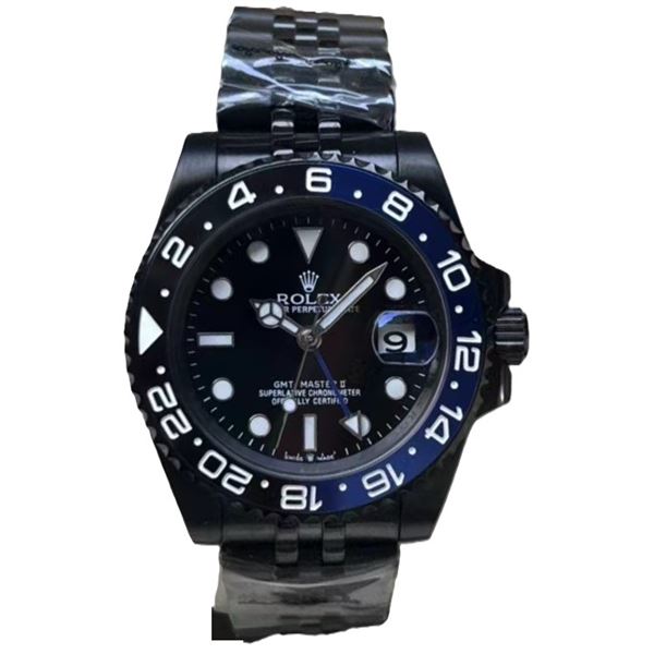 NEW BLACK REPLICA ROLEX QUARTZ WATCH