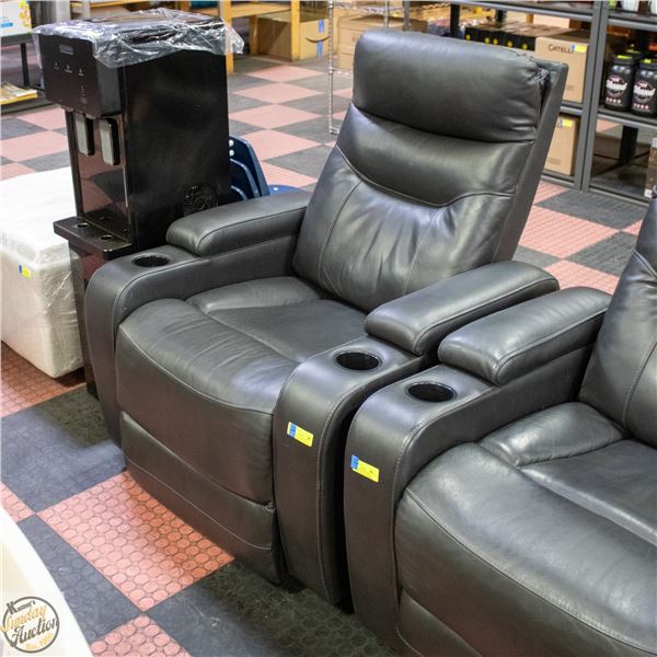 ELECTRIC POWER RECLINING ARMCHAIR WITH CUP HOLDERS