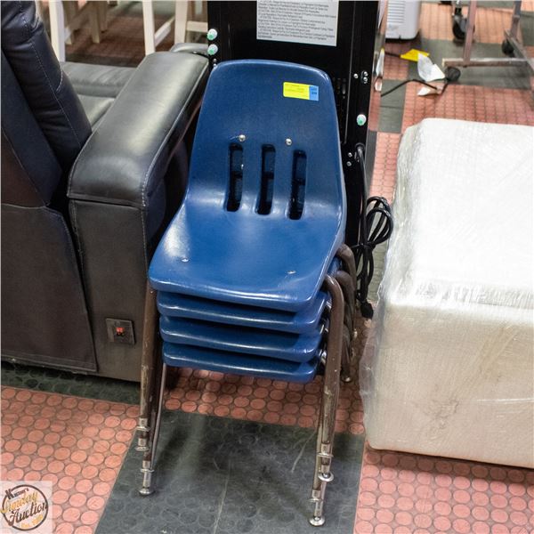 4 CHILDRENS CHAIRS