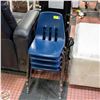 Image 1 : 4 CHILDRENS CHAIRS