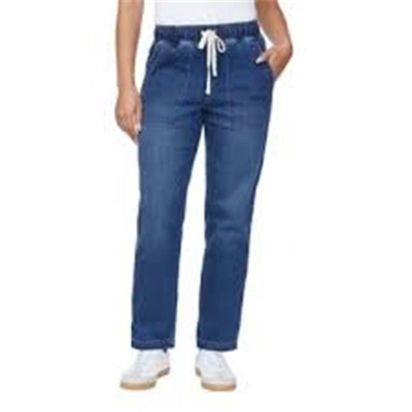 BUFFALO PULL ON JEANS WITH DRAWSTRING SIZE LG