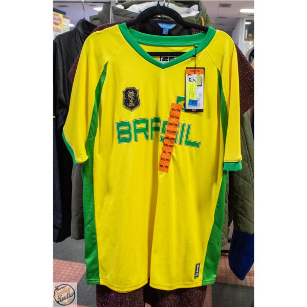 NEW UNISEX BRASIL FIFA WORLD CUP JERSEY XXL