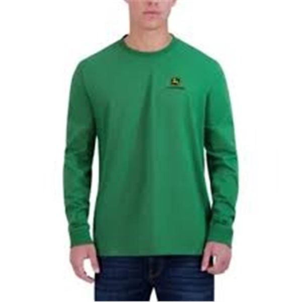 NEW JOHN DEERE MENS LONG SLEEVE SHIRT SIZE MEDIUM