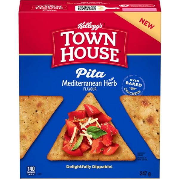CASE WITH 12 X 247G BOXES OF TOWN HOUSE PITA