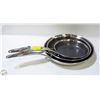 Image 1 : 3 PIECE HENCKELS PARADIGM SKILLET SET, NON STICK