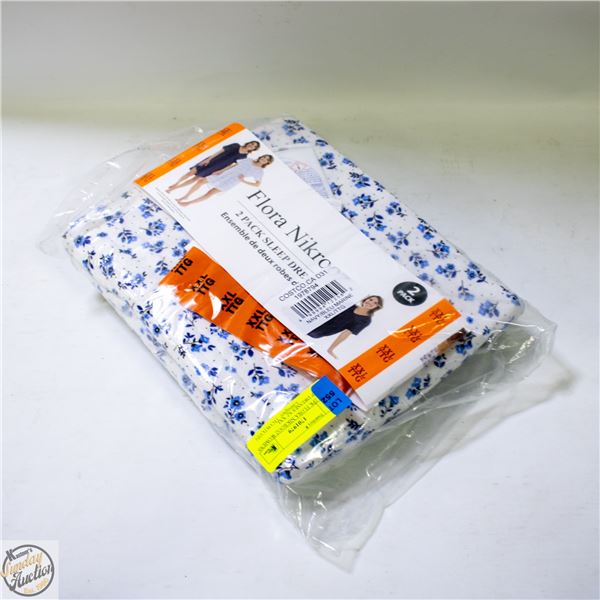 NEW 2PK FLORA NIKROOZ WOMENS SLEEP DRESSES SZ XXL