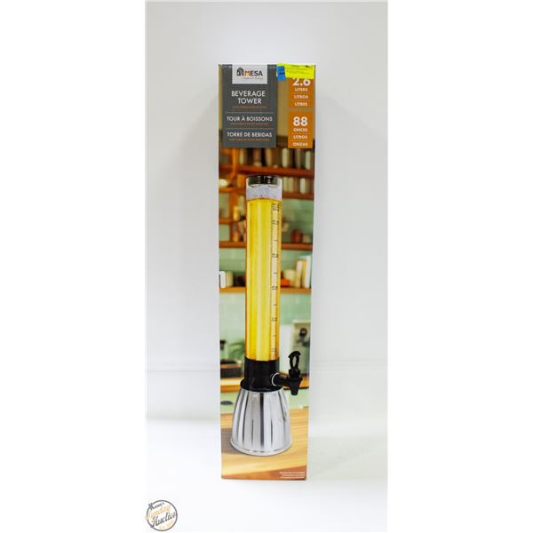 MESA BEVERAGE TOWER WITH REMOVABLE ICE TUBE 2.6L