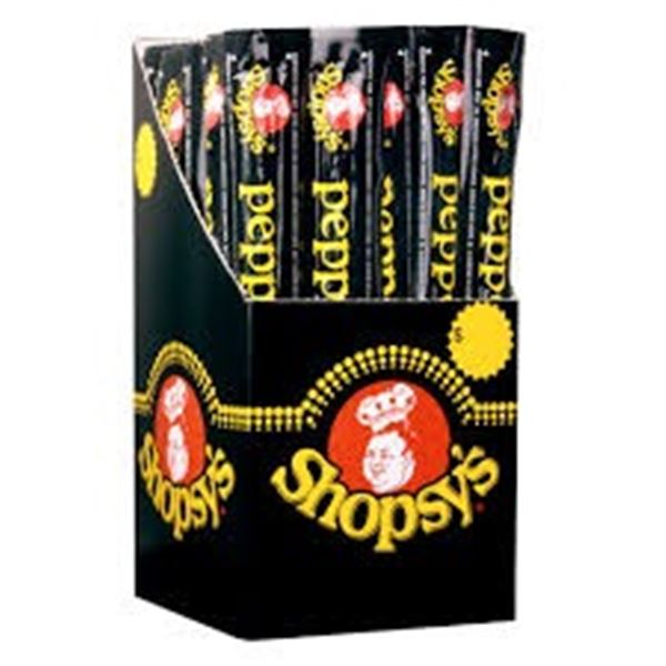 NEW 40 PACK X 25G OF SHOPSY'S PEPPERONI STICKS