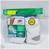 Image 1 : ANKLE SOCKS WHITE 6-12 SIZE 6-PACK FRUIT OF