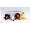 Image 1 : 5 NEW OLD STOCK WEBKINS STUFFIES WITH ONLINE CODES