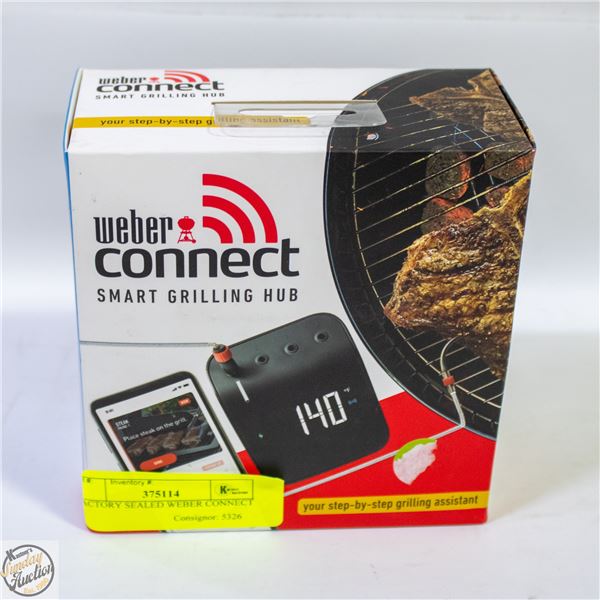 FACTORY SEALED WEBER CONNECT