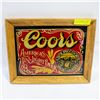Image 1 : VINTAGE COORS AMERICAS FINE BEER 14" X 11"