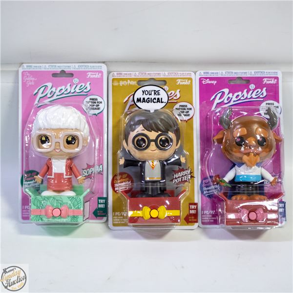 NEW (X3) FUNKO POPSIES HARRY POTTER