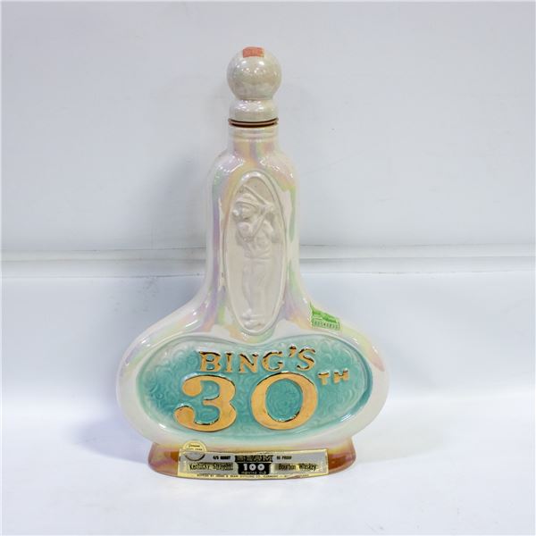 VTG. 30TH BING CROSBY PRO AM KENTUCKY WHISKEY DEC
