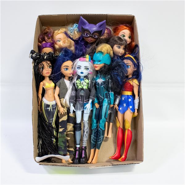12 DOLLS LOT, TOYS