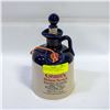 Image 1 : VINTAGE JUG GRANTS DELUXE SCOTCH DARK BLUE+TAN 9"H
