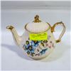 Image 1 : VINTAGE TEA POT BLUE FLOWERS 7" HIGH