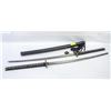 Image 2 : DUAL BLADE SAMURAI SWORD WITH PUZZLE HILT