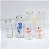 Image 1 : 4 GLASS MILK BOTTLES - 2 PURITY, AVALON,