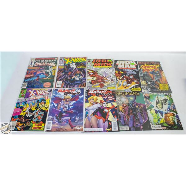 LOT OF 10 COLLECTOR COMICS