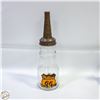 Image 1 : ANTIQUE PHILLIPS 66 MOTOR OIL GLASS WITH POUR