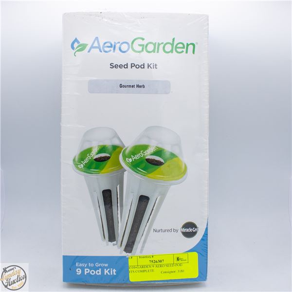 #4310-GARDEN 9 AERO SEED POD KITS COMPLETE