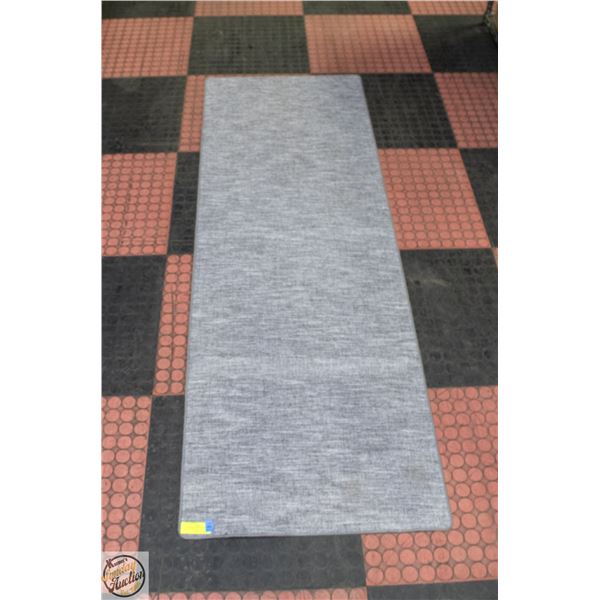 FLOORSENSE WICKLOW FLOOR RUNNER GREY 24 X 72"