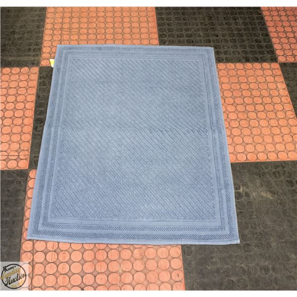 RIVIERA HOME COTTON NON SLIP BATH MAT 24 X 34"