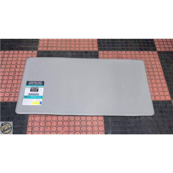NEW APACHE COMFORT MAT PVC FOAM GREY 20 X 36"