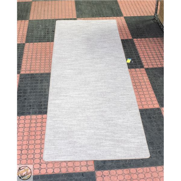 WICKLOW KITCHEN FLOOR RUNNER NON SLIP GREY 24 X 7"