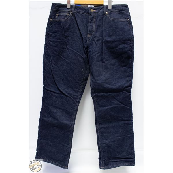NEW REAL TREE MENS 36 X 30 DARK BLUE JEANS