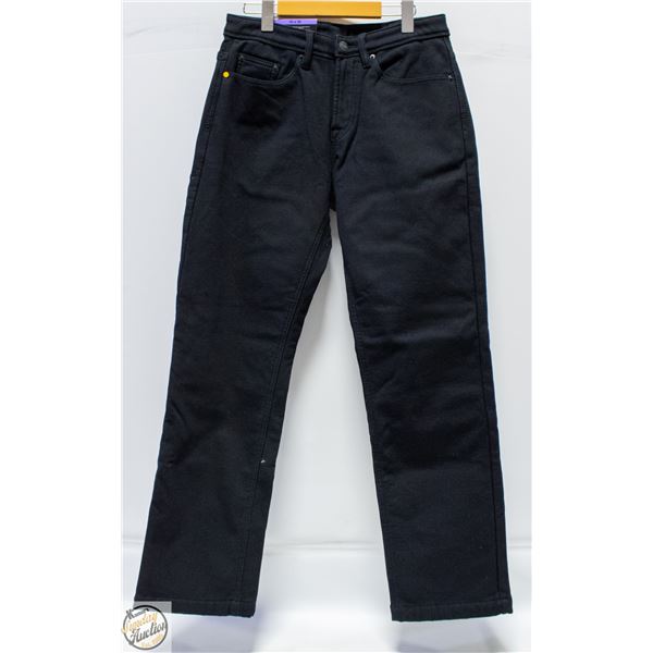 NEW CATERPILLAR MENS 30 X 30 BLACK CANVAS PANTS