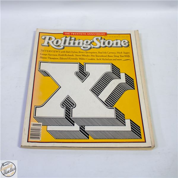 ROLLING STONE 20 YR ANNIVERSARY ISSUE