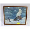 Image 1 : VINTAGE 1988 SNOWY OWL ARTIC SENTINEL,