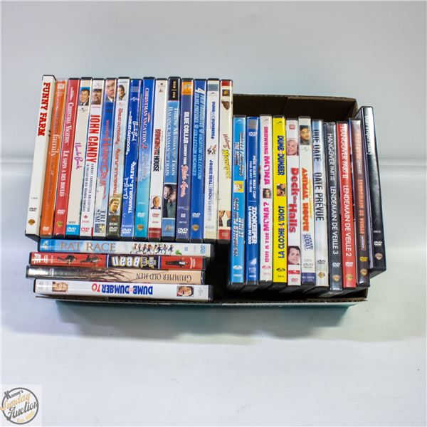 DVDS - 30 COMEDY ONLY - JOHN CANDY, CHEVY CHASE,