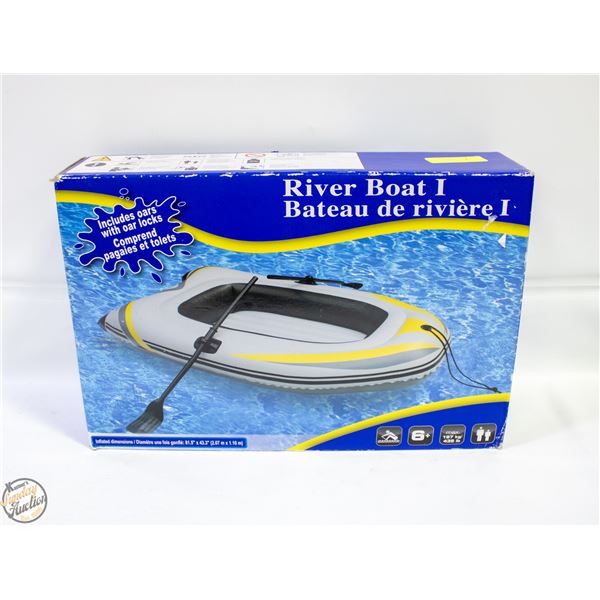 NEW RIVER BOAT I WITH OARS
