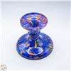 Image 1 : CZECH/BOHEMIAN ART DECO SPATTER GLASS CANDLE