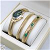 Image 1 : NEW ANNE KLEIN NEW YORK MALACHITE LADIES WATCH