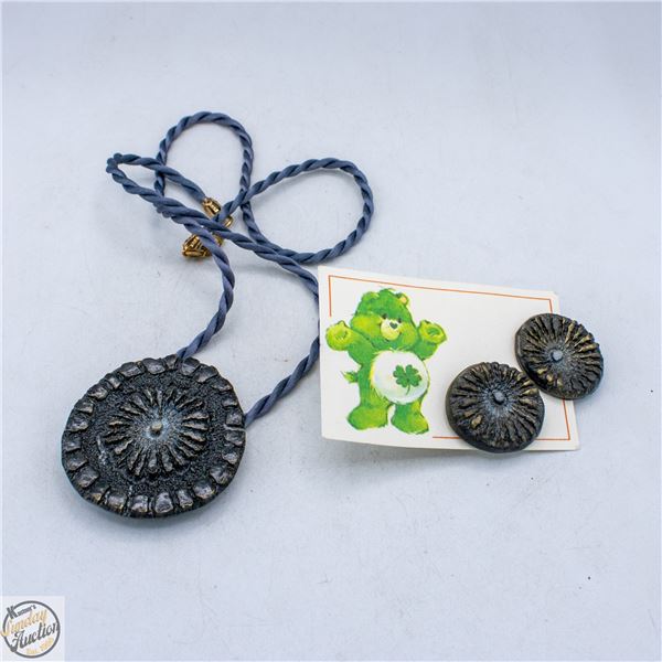 VINTAGE EARRINGS & NECKLACE SET