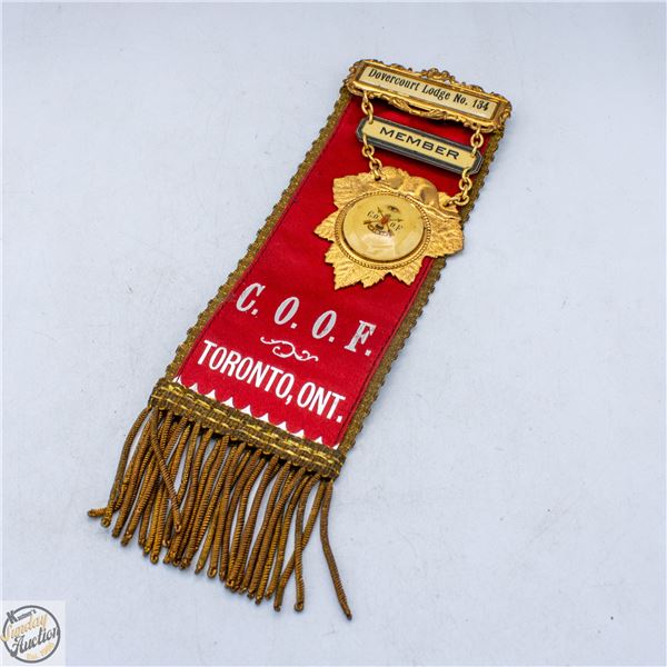 MASONIC ORDER MEMBER RIBBON & SASH
