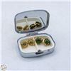 Image 1 : VINTAGE BE HAPPY PILL CASE W/ 2 PAIRS OF VINTAGE