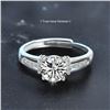 Image 1 : 1 CT GRA CERTIFIED ROUND BRILLIANT MOISSANITE